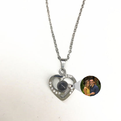 PetHearts Custom Photo Projection Locket Necklace